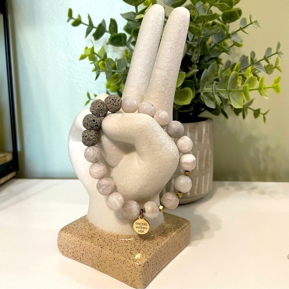 STONE beaded bracelet